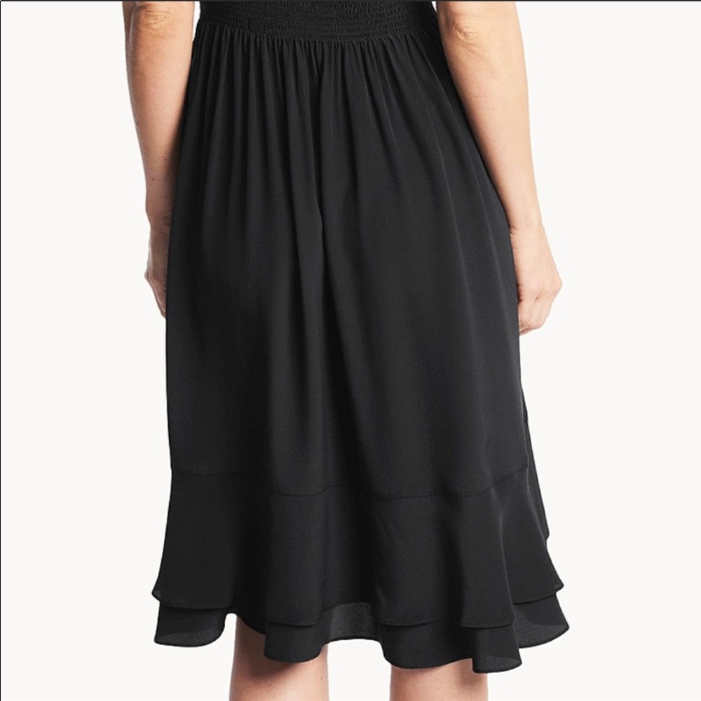 Frye Natalie Ruffle Prairie Midi Silk Dress NEW - Picture 7 of 14